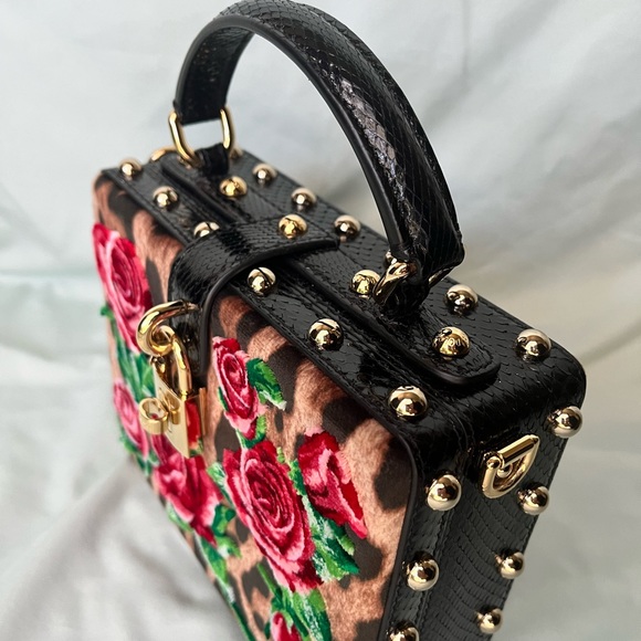 Dolce & Gabbana Velvet Box Bag - Picture 3 of 9